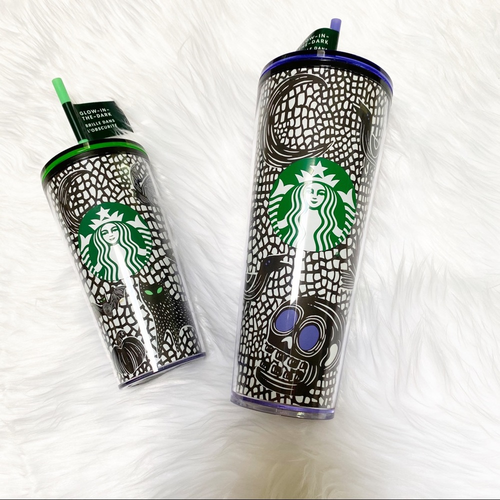 Starbucks Halloween Glow in the Dark Tumbler Set